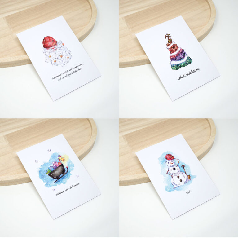 Pott Weihnachtskarten Set
