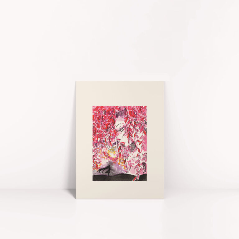 Kunstdruck von Mutter Natur als Baum