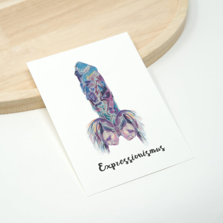 Abstrakte Penis Kunst Expressionismus Stil
