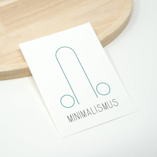 Kunstdruck von Abstrakter Penis Kunst im Minimalismus Stil