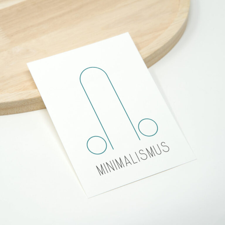 Kunstdruck von Abstrakter Penis Kunst im Minimalismus Stil