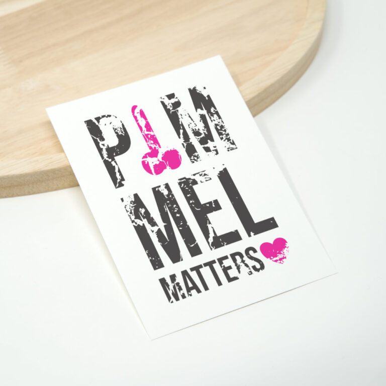 Kunstdruck von Penis Spruch "Pimmel Matters"
