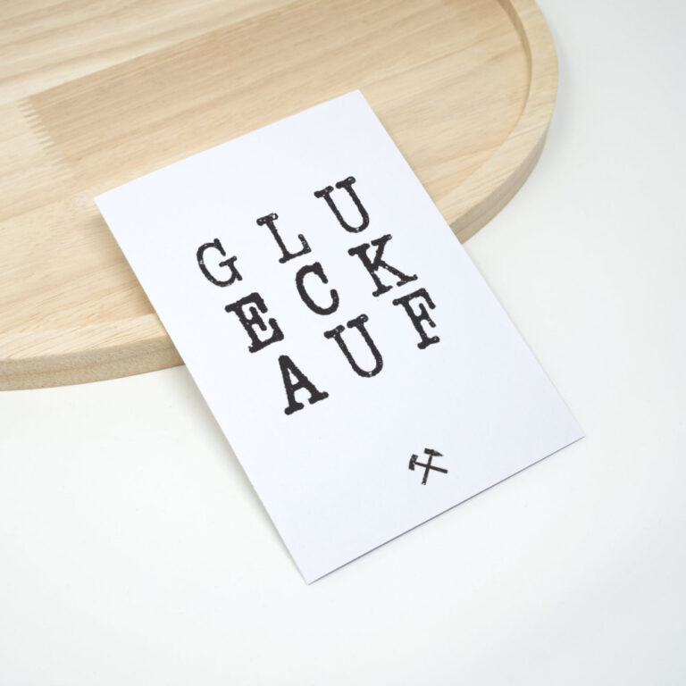 Ruhrpott Spruch Karte Glück