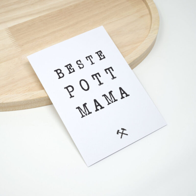 Pott Muttertagskarte Beste Pott Mama
