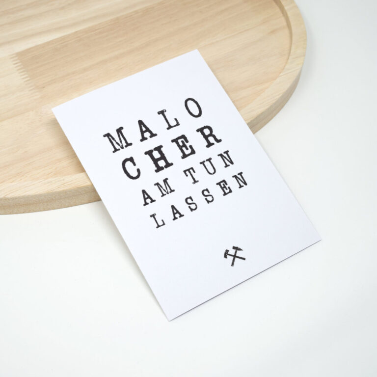 Ruhrpott Spruch Karte Malocher