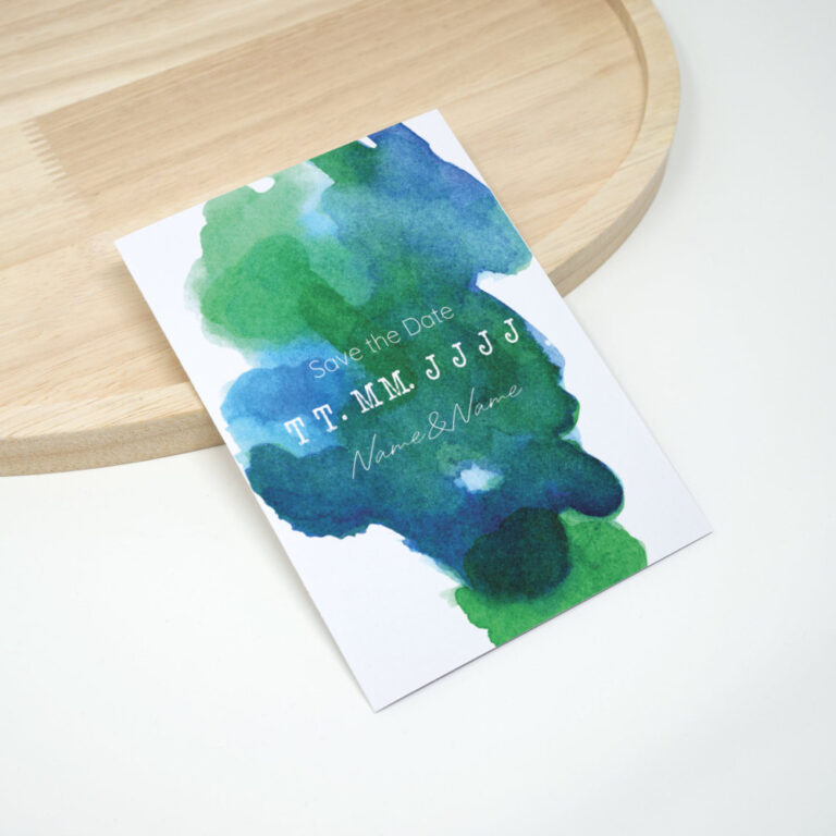 Aquarell Save the Date Karten