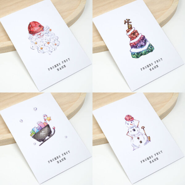 Pott Weihnachtskarten Set