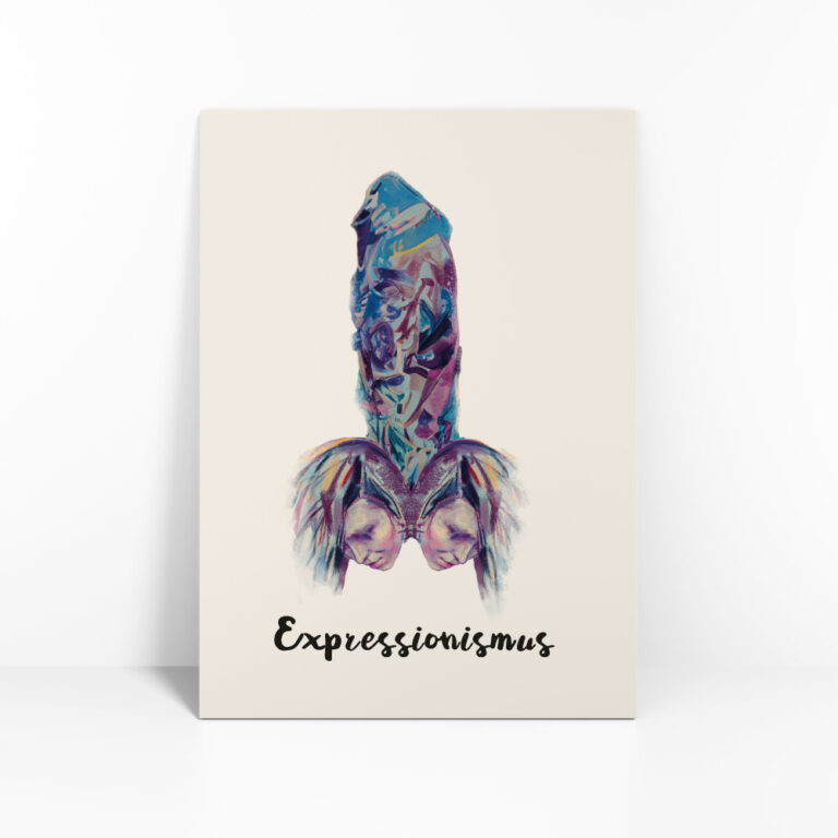 Abstrakte Penis Kunst Expressionismus Stil