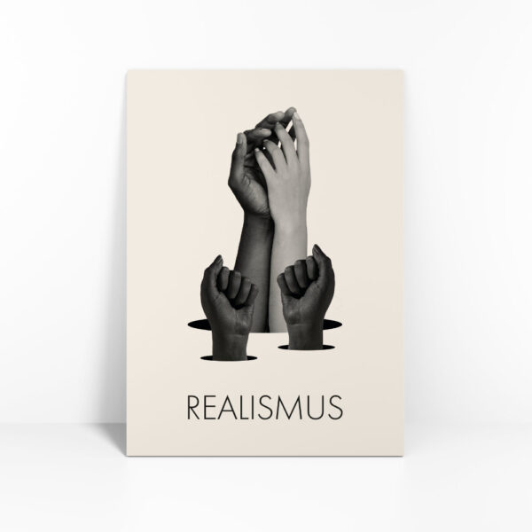 Kunstdruck von abstrakter Penis Kunst in Realismus Stil