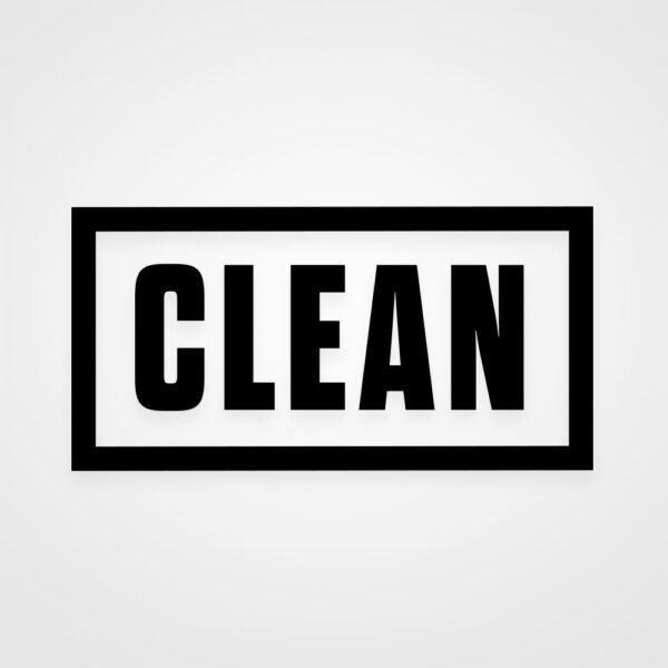 Auto Aufkleber Clean
