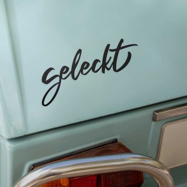 Auto Aufkleber Geleckt auf Atuo