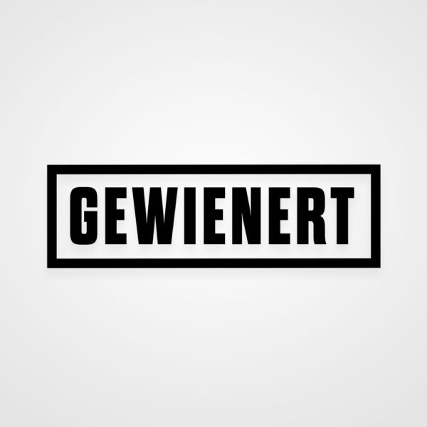 Auto Aufkleber gewienert
