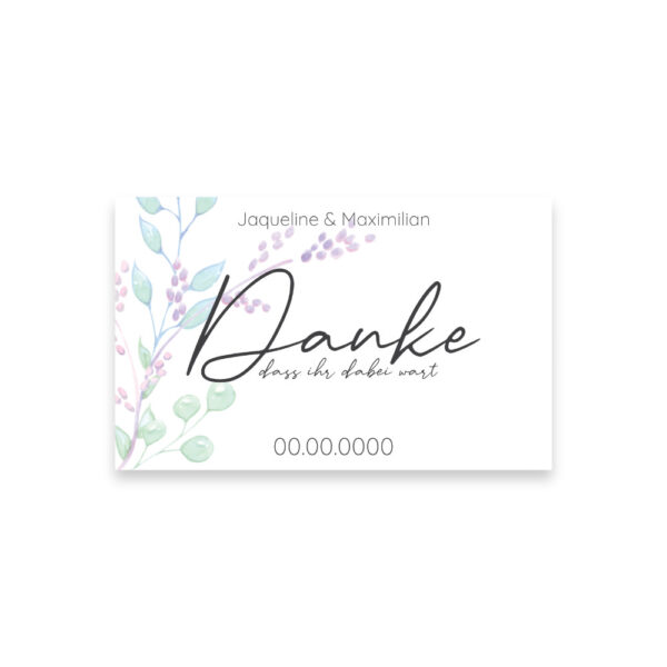 100 kleine Hochzeit Dankeskarte 04 – Bild 2