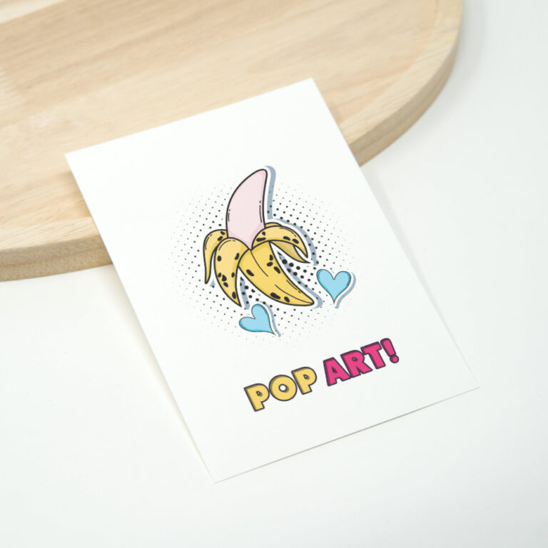 Abstrakte Penis Kunst im Popart Stil