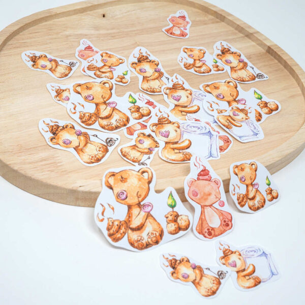 20 Sticker, Mokkabärchen – Bild 4