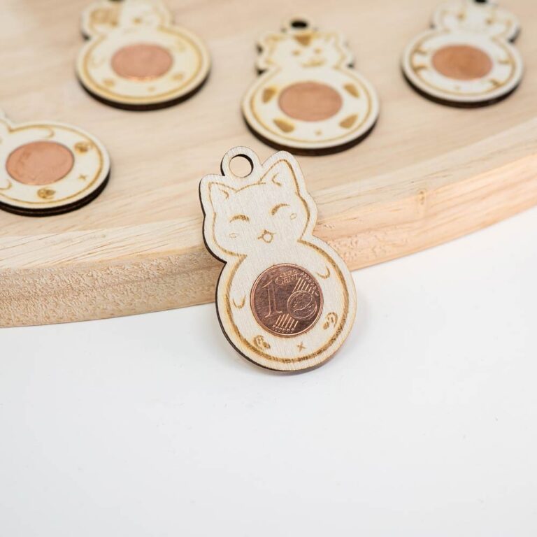 Glückstiere aus Holz - Glücksbär