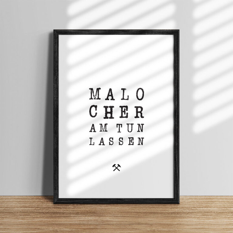 Ruhrpott Spruch 12, Malocher am tun lassen