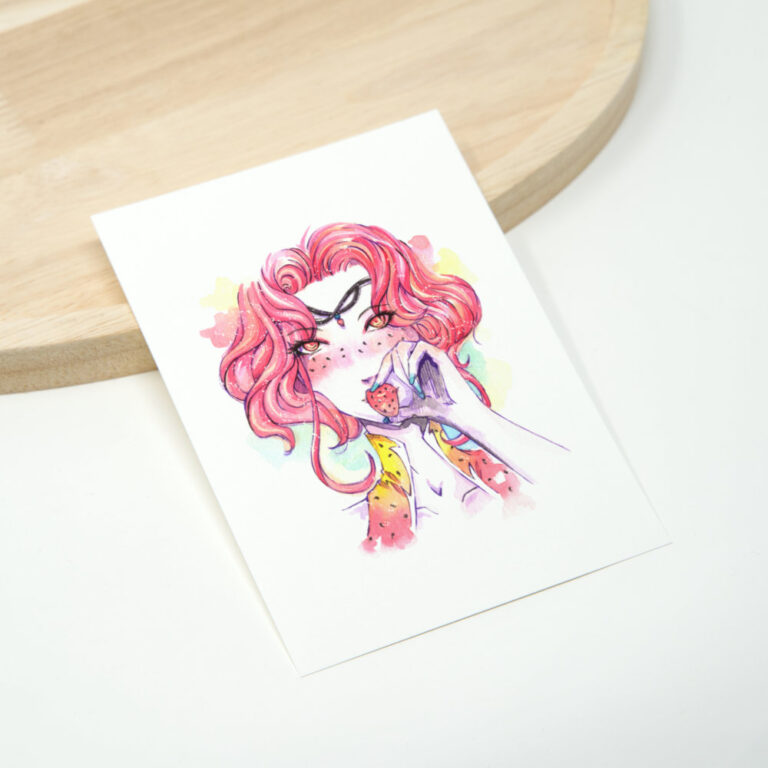 Manga Bild Erdbeer Mägchen