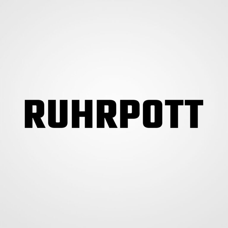 Ruhrpott Aufkleber aus Vinyl. Motiv Ruhrpott Schriftzug