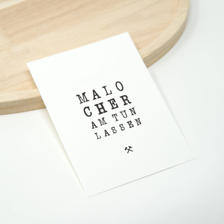 A5 Ruhrpott Spruch 12, Malocher am tun lassen