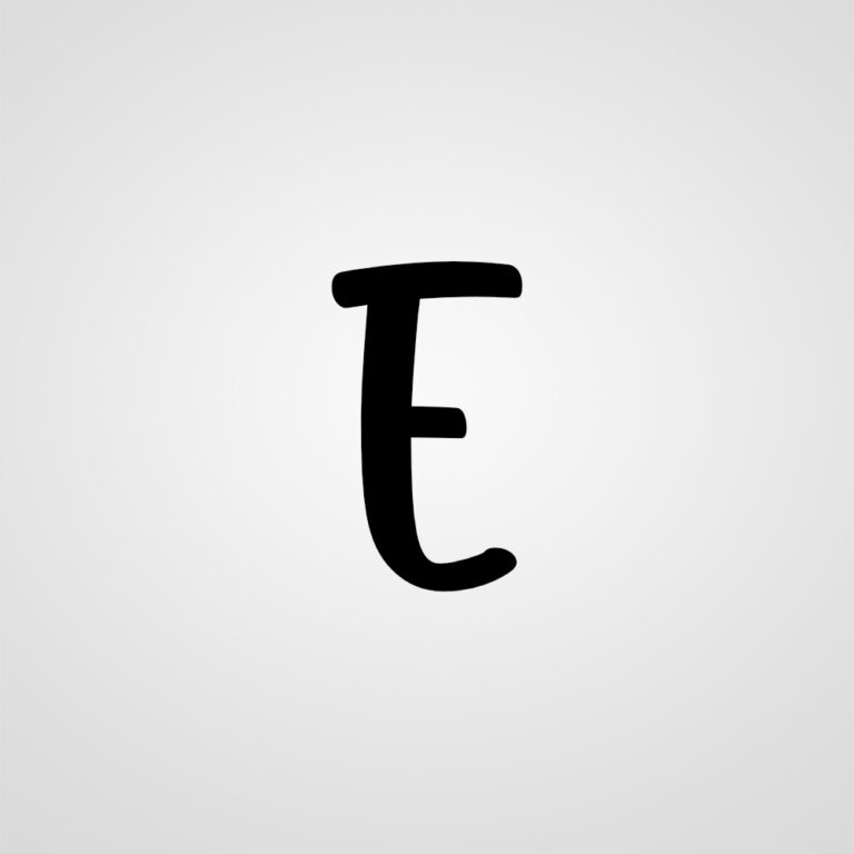 E Klebebuchstabe Vinylaufkleber