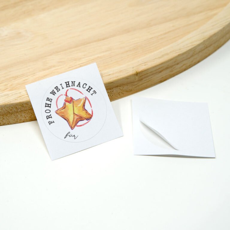 Namen Aufkleber Weihnachten zum Selbst beschriften