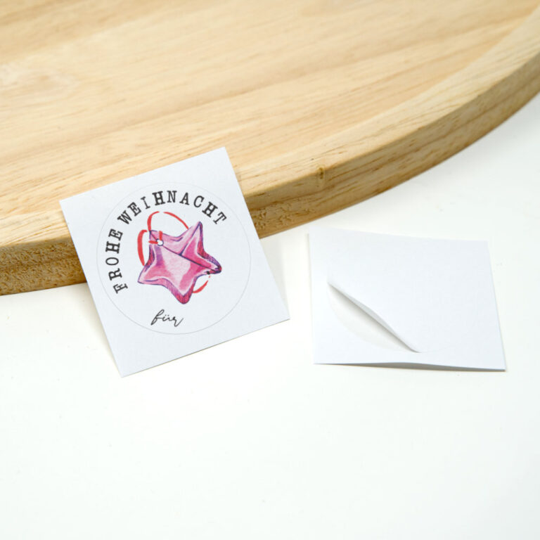 Namen Aufkleber Weihnachten zum Selbst beschriften