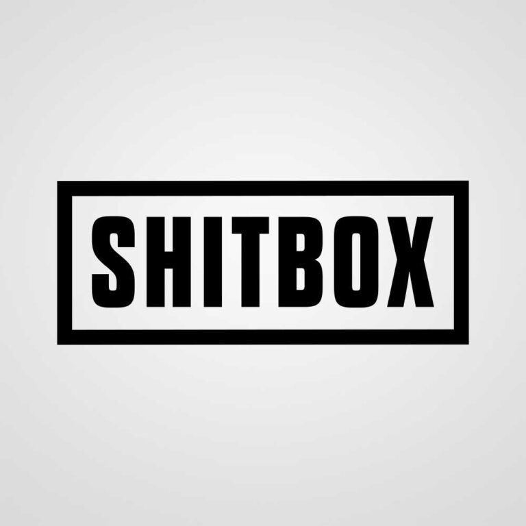 Auto Aufkleber Vinyl - Motiv Shitbox