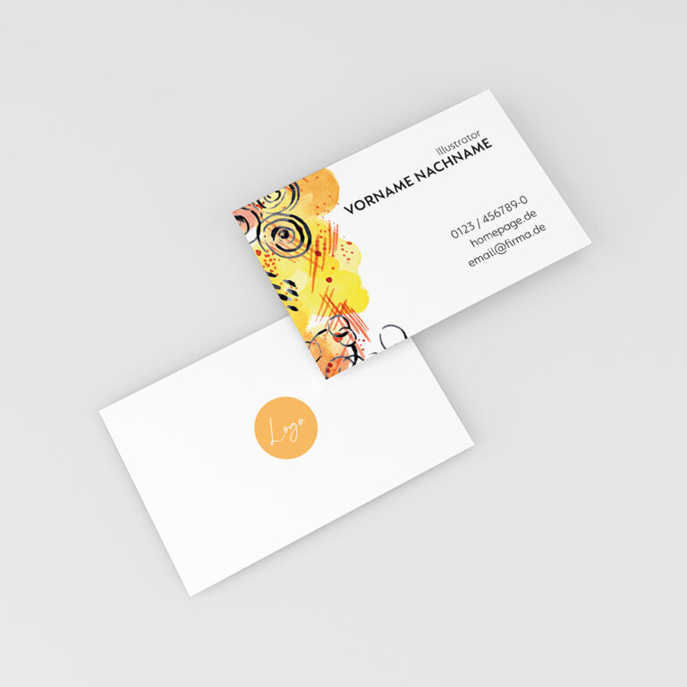 Visitenkarte für Illustrator Zeichner