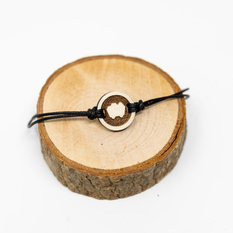 Ruhrpott Armband mit Holz Kohlenlore