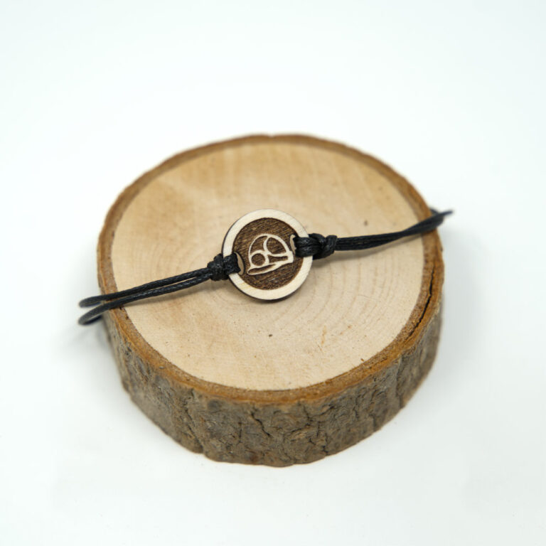 Ruhrpott Armband mit Holz Grubenhelm