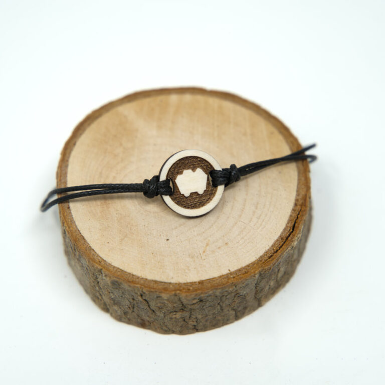 Ruhrpott Armband mit Holz Kohlenlore